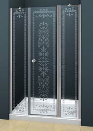 Cezares Душевая дверь в нишу ROYAL PALACE-A-B-13-30+60/60-CP-Cr – фотография-1